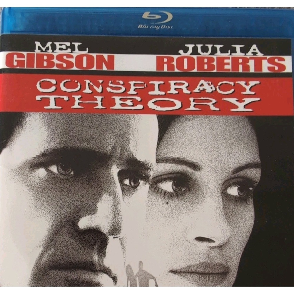Conspiracy Theory Blu-ray 1997 Mel Gibson Julia Roberts 90s Thriller Rare